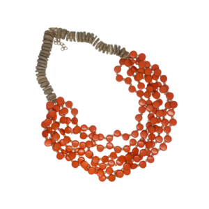 Collar Pepiado naranja