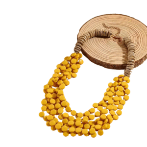 Collar Pepiado amarillo