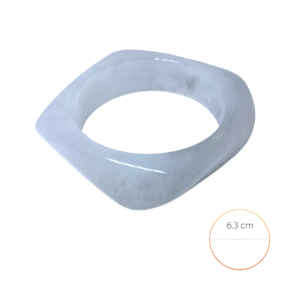 Pulsera Blanca cuadrada