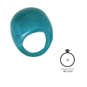 Anillo bola azul