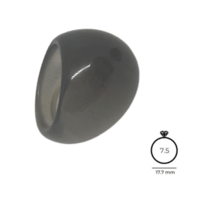 Anillo semi gris