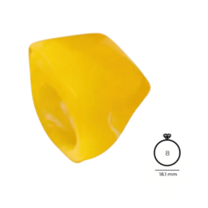 Anillo vívido amarillo