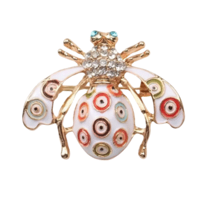 Broche Cucarrón blanco