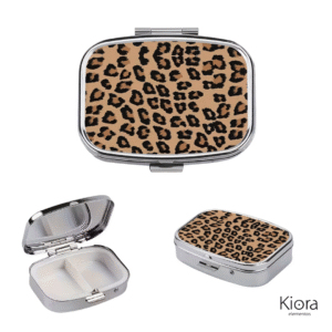 Pastillero animal print