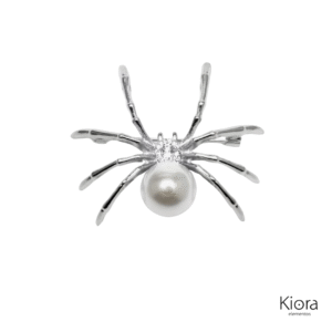 Broche Araña perlada