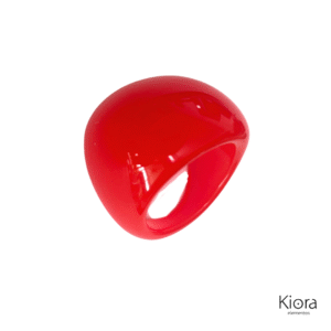 Anillo vívido rojo